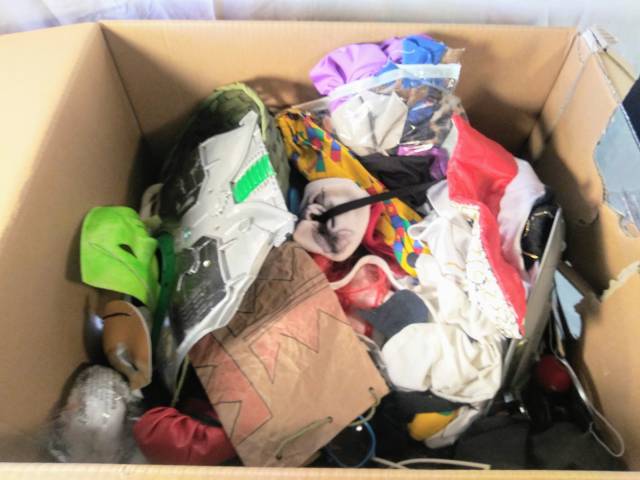 Box of costume stuff