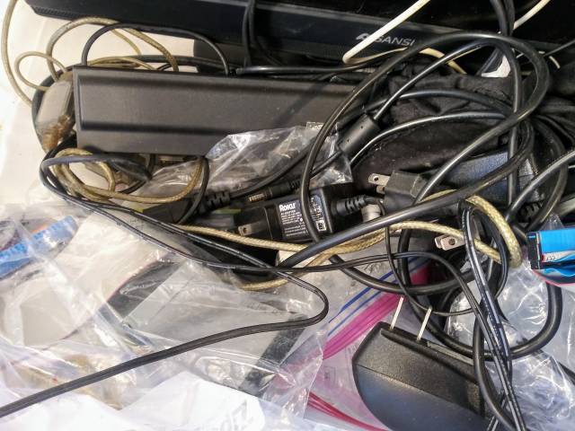 Box of electronics
