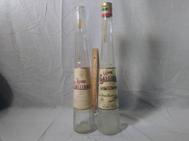 Italian liquor bottles