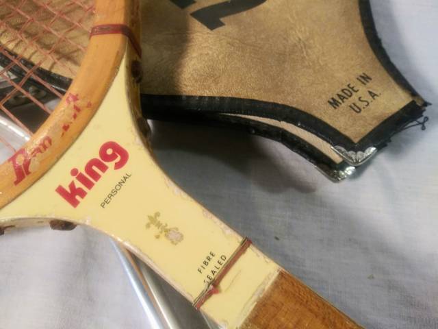 Vintage tennis rackets