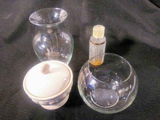 Random glass and Sugar Bowl