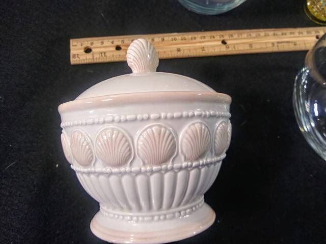 Random glass and Sugar Bowl