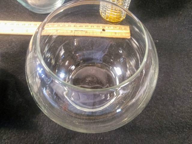 Random glass and Sugar Bowl