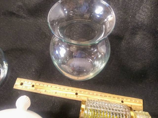 Random glass and Sugar Bowl