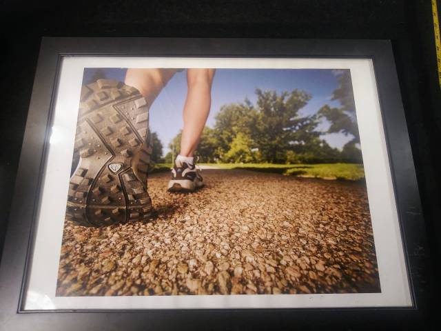 Runner photo picture frame glass