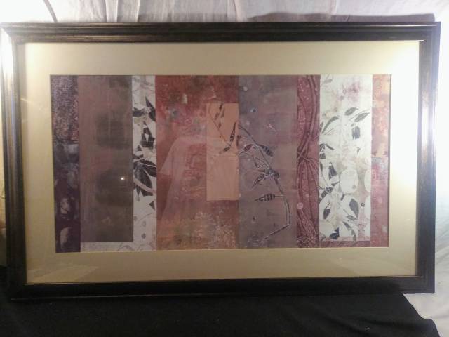 Large Horizontal glass framed art