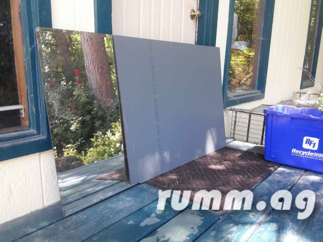 Glass mirrors