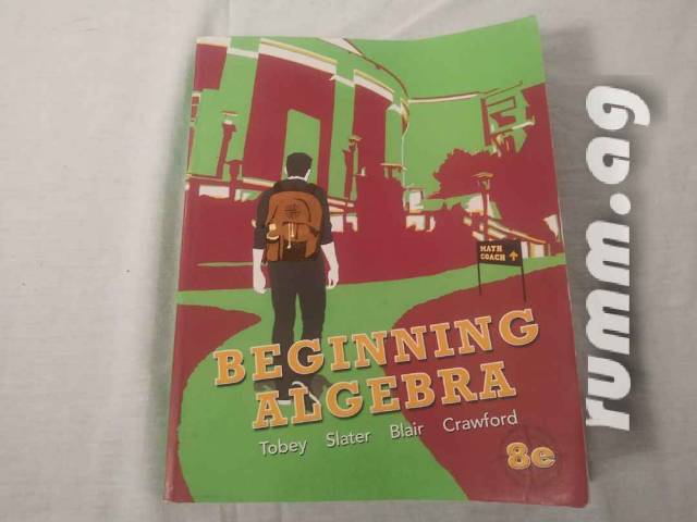   beginning algebra softcover book