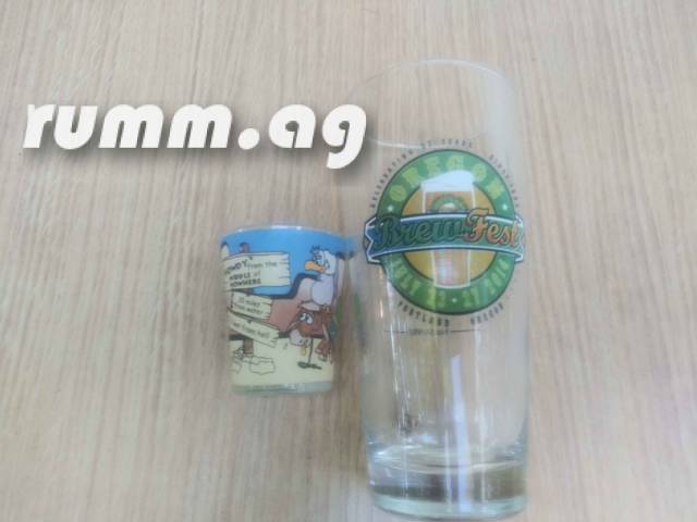 Beer and shot glass