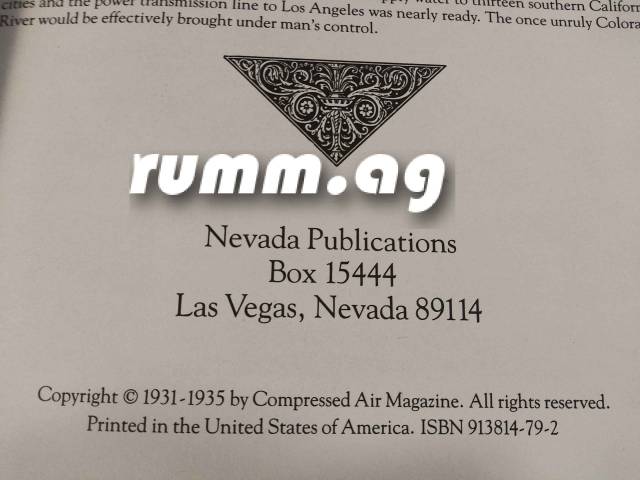 Book. The Story of Hoover Dam